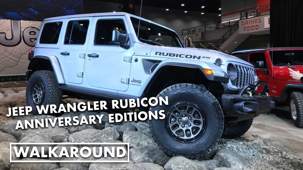 Jeep Wrangler Rubicon Anniversary Editions at the 2023 Chicago Auto Show