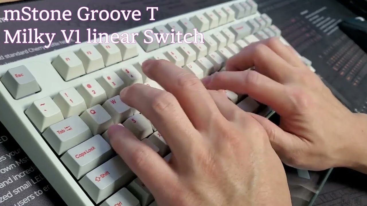 mStone Milky V1 & Milky V2 linear switch comparison test