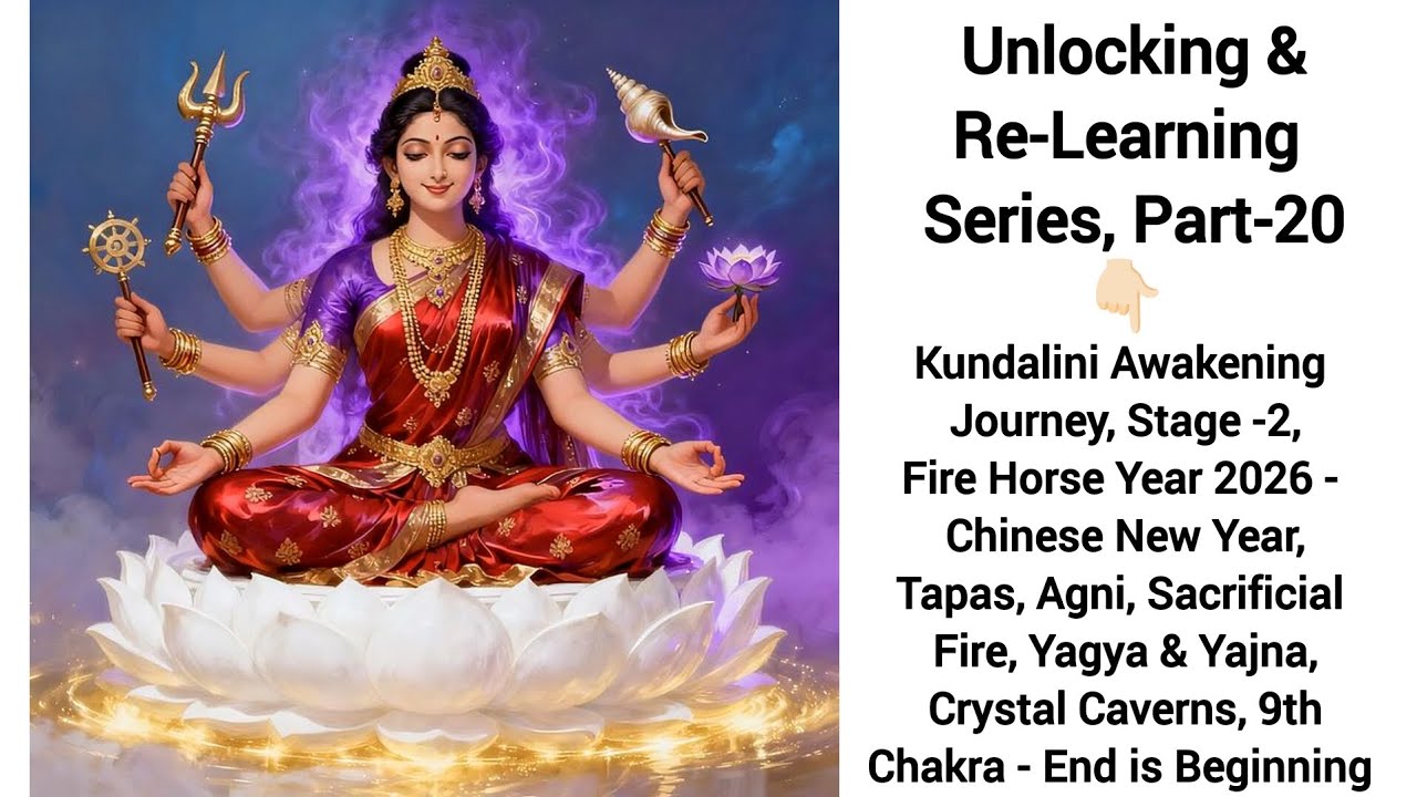 Unlocking & Re-Learning Series - Kundalini Awakening Journey Stage-2, Fire 🐎Year, Part-20, Hindi