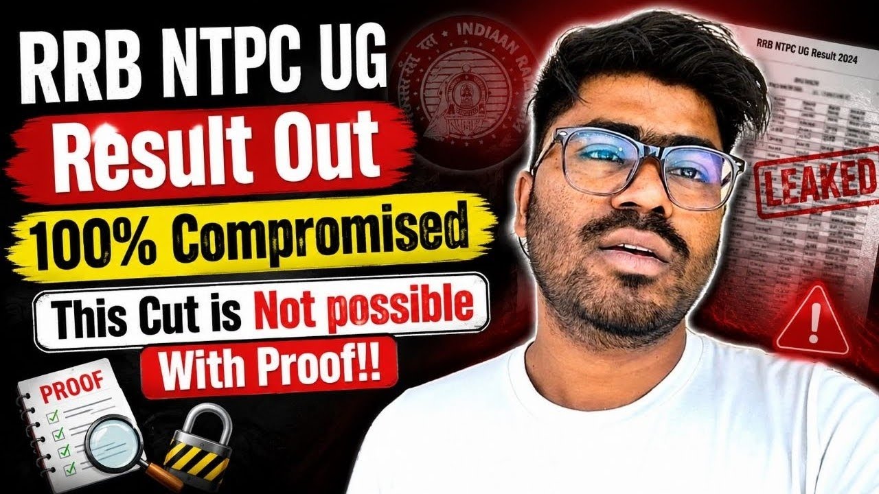 RRB NTPC UG Final Result Out || Seats Sold in All Zones 📢 || 102/120 Marks But No Selection