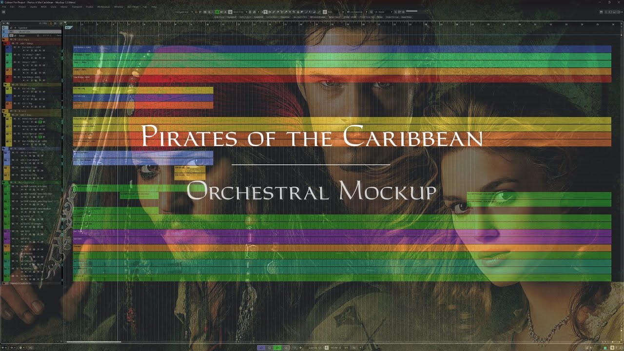 Pirates of the Caribbean - Orchestral MIDI Mockup | Cubase | Metropolis Ark 1
