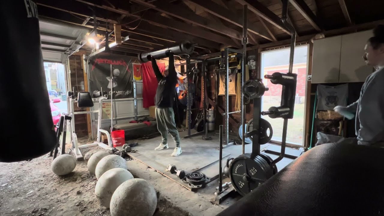 Max Effort Log Press Training 12.22.25