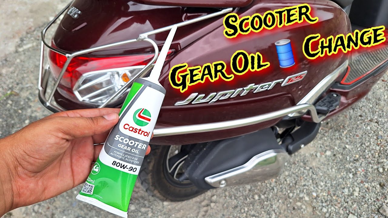 Scooter Gear Oil Change at Home