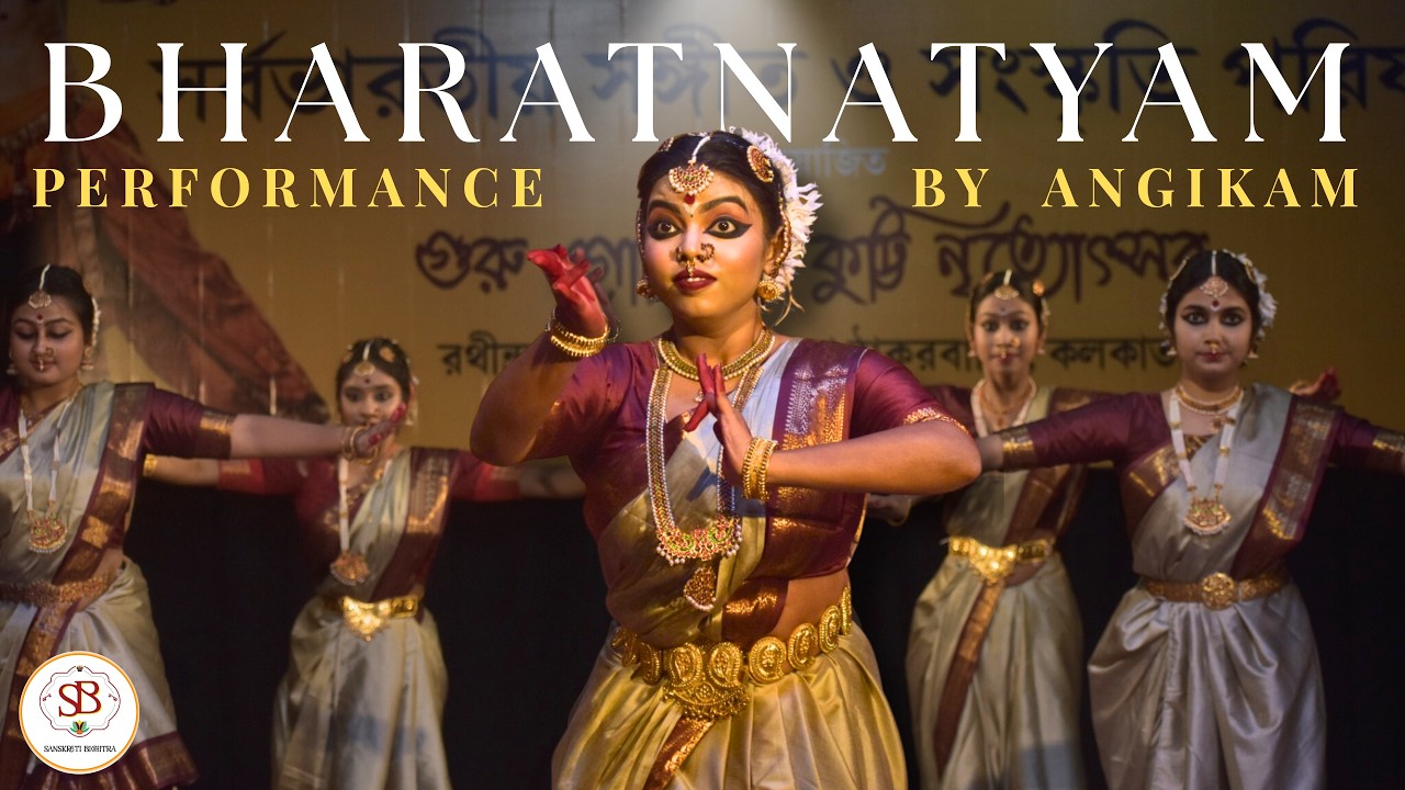 Bharatnatyam Dance Live Performance | Angikam Dance Academy | Sarbabharatiya Dance Festival