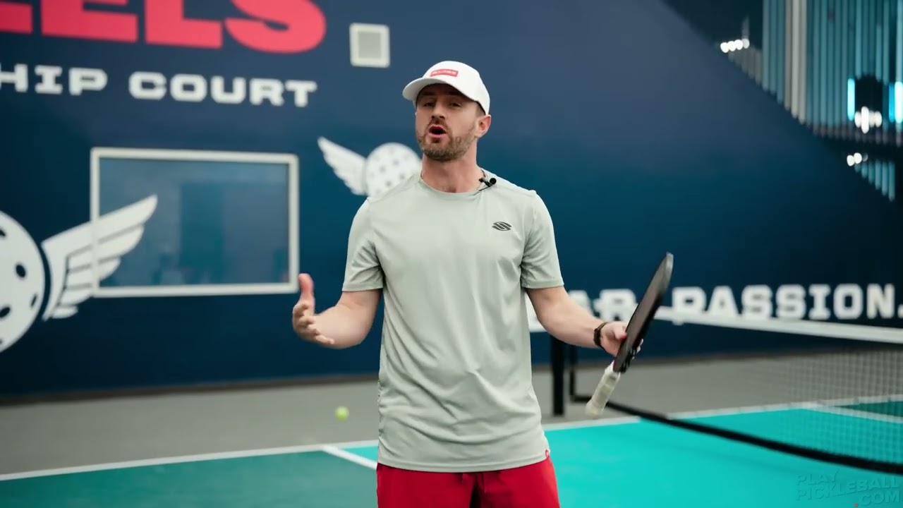 如何打出具有攻擊性的匹克球吊球 #匹克球 #pickleball