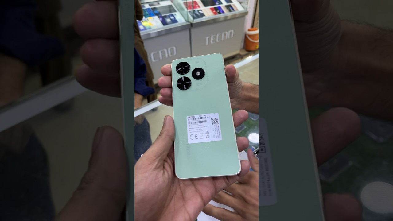 Tecno Spark Go 2024 Magic Skin Green Colour #shots #tecno