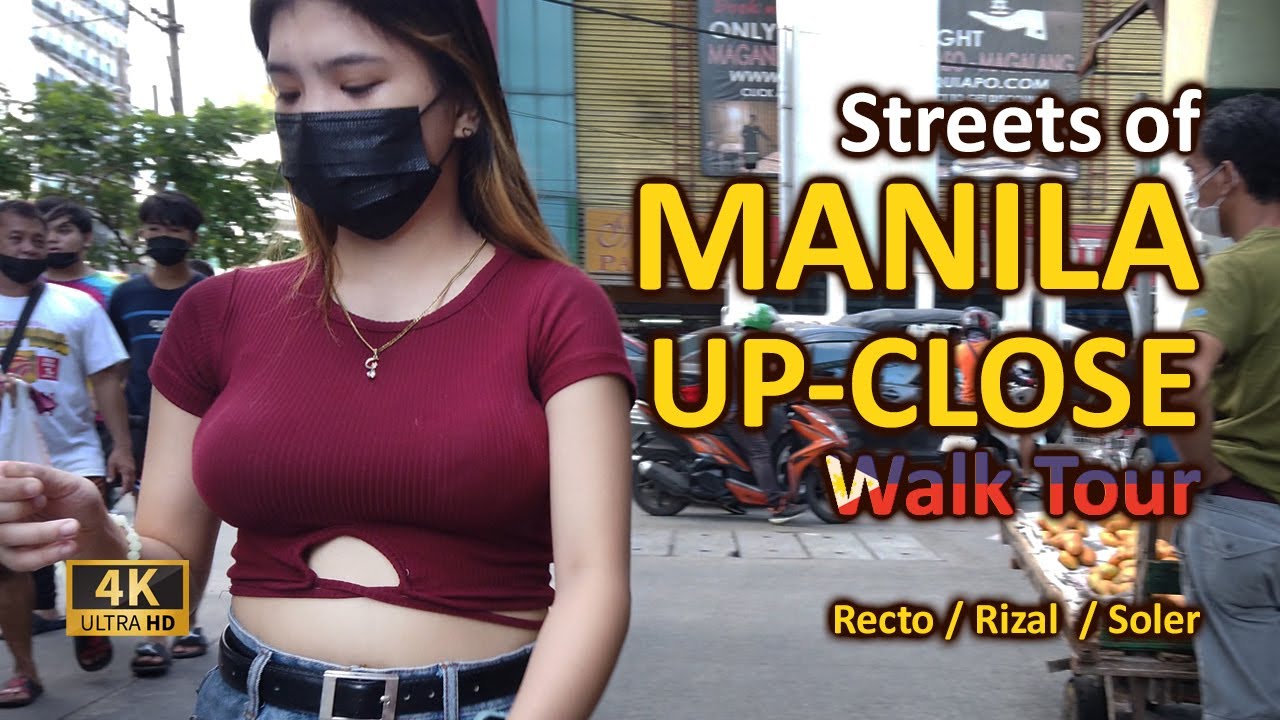 MANILA STREETS UP-CLOSE! Crowded -Recto, Rizal Ave., Soler, Sta Cruz Manila Philippines Walk Tour