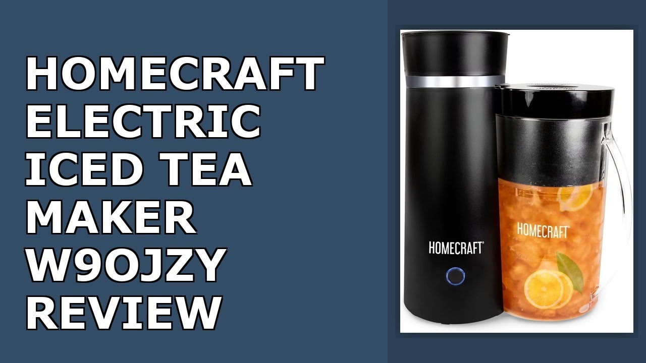 Homecraft Electric Iced Tea Maker for Sweet Tea and Cold Brew Coffee, Double Insulated Review