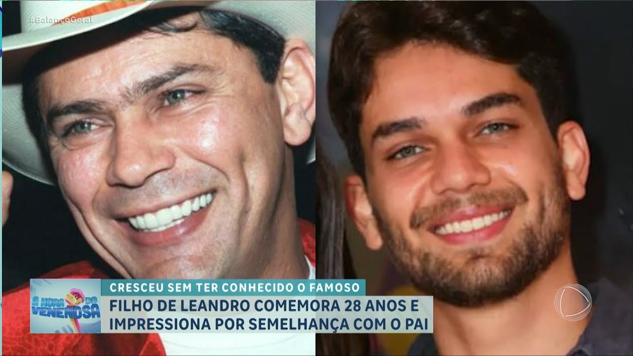 A HORA DA VENENOSA: Viúva de Leandro emociona ao mostrar semelhança do filho com o cantor