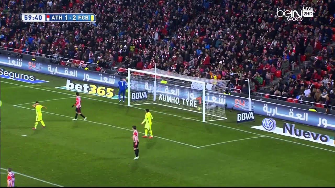 Athletic 2-5 Barcelona 02/08/2015 Extended Highlights