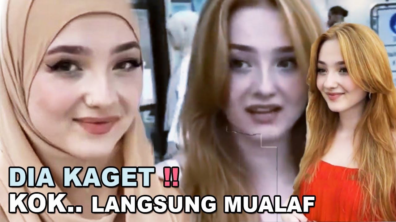 Kisah wanita cantik Amerika ini Mualaf gara-gara iseng pakai hijab