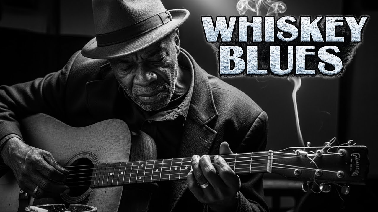 Relaxing Whiskey Blues Music | Slow Whiskey Blues Songs for Midnight Mood