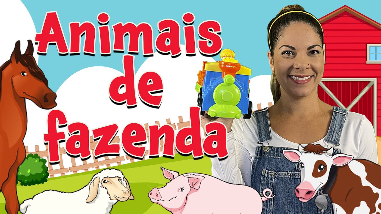 Educa&ccedil;&atilde;o Infantil - Animais Fazenda - Tia Jamille - V&iacute;deo Educativo - Educa&ccedil;&atilde;o Infantil 2 anos