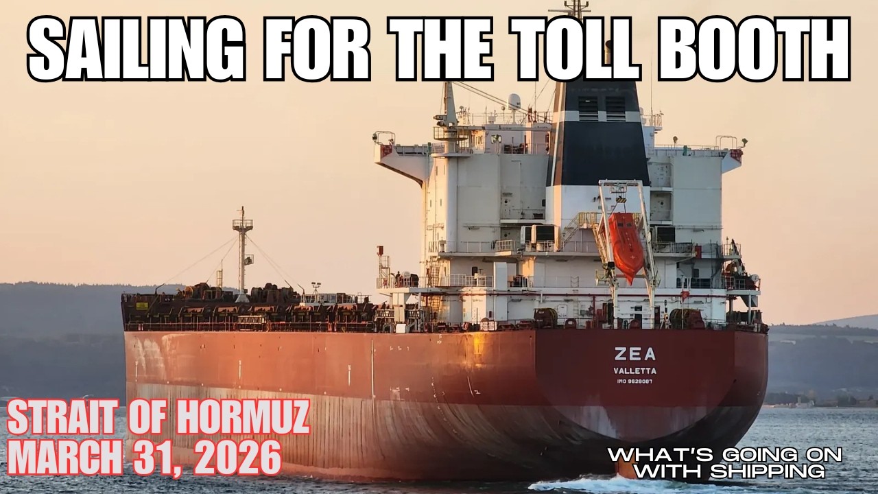 Sailing out of the Persian Gulf via the Iranian Toll Booth | Strait of Hormuz Update 31 March 2026