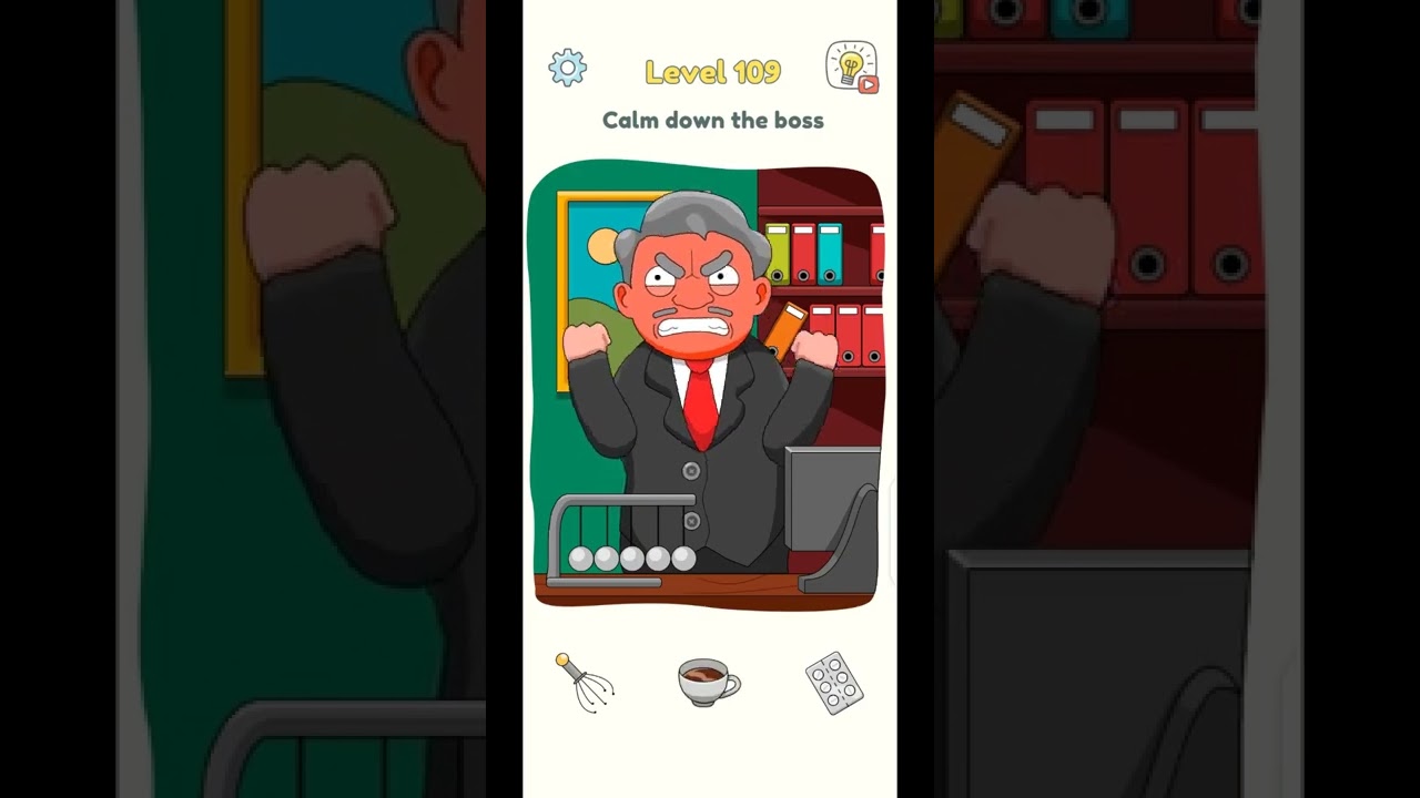 Game Dop 3 - level 109 &ndash; Calm down the boss - All Displace One Part answers and solutions🔥Subscribe