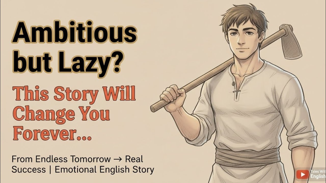 From Lazy Dreams to Real Success: Emotional English Motivational Story