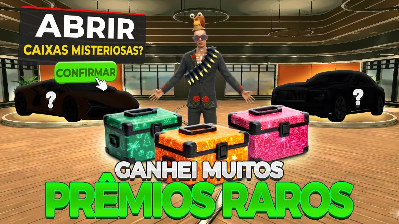 🎁 ABRI AS CAIXAS DO NOVO EVENTO E GANHEI O MAIOR PRÊMIO DO RIO RISE!