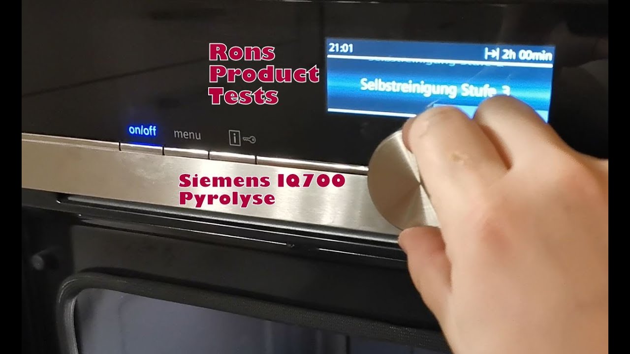 Siemens Backofen Selbstreinigung Pyrolyse iQ700 HB678 HS658 | Einfach genial und sauber in 2 Stunden