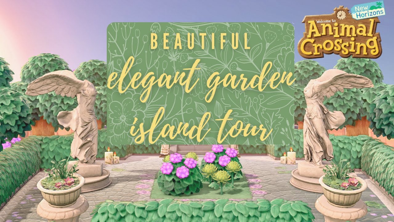 Beautiful & Elegant Garden Island Tour | Animal Crossing: New Horizons
