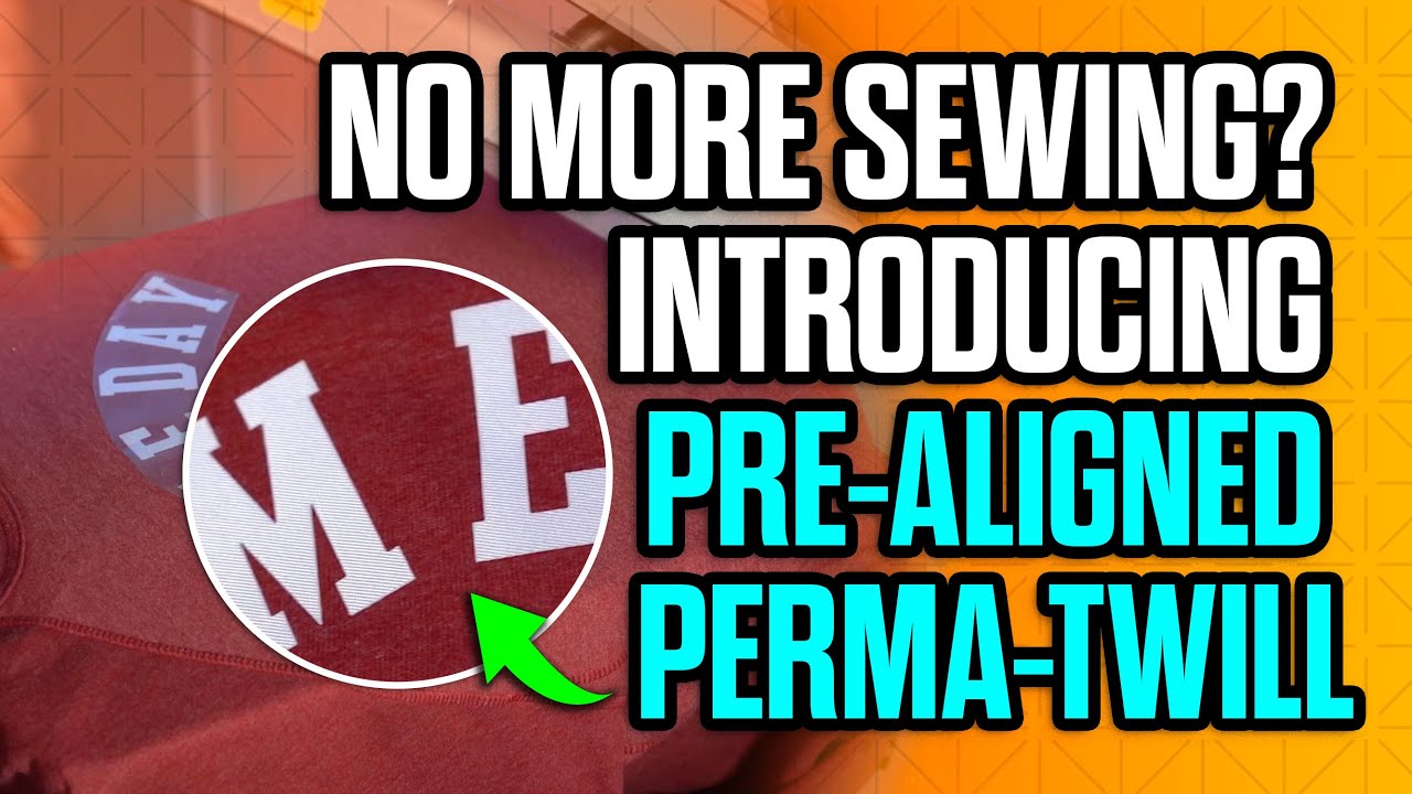 Pre-Aligned Perma-Twill&reg;: Never Sew Names or Numbers Again