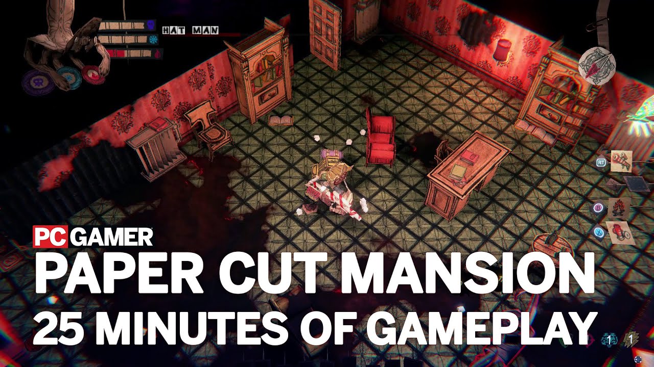 Paper Cut Mansion | 25 Minutes Of PC Gameplay | Gamescom 2022