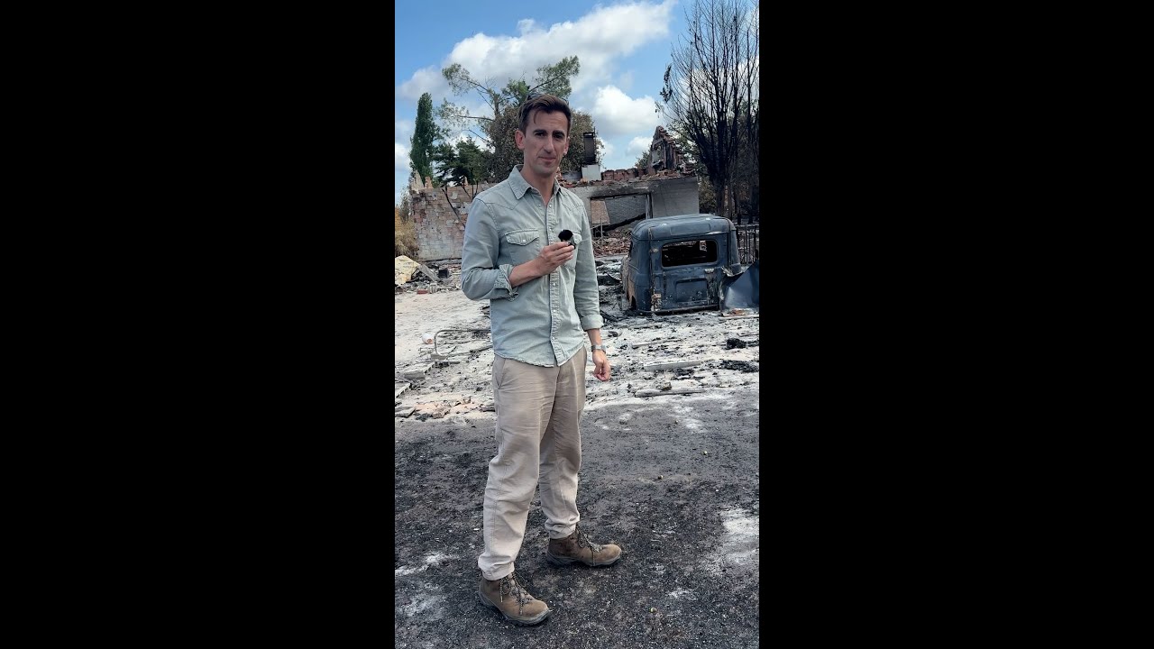 French village destroyed by wildfires