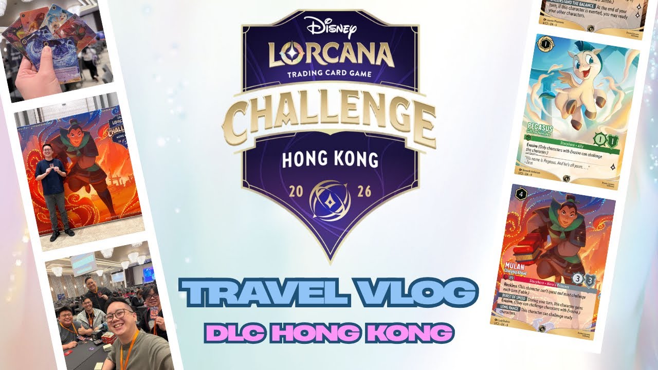 Disney Lorcana - DLC Hong Kong 2026 Travel Vlog