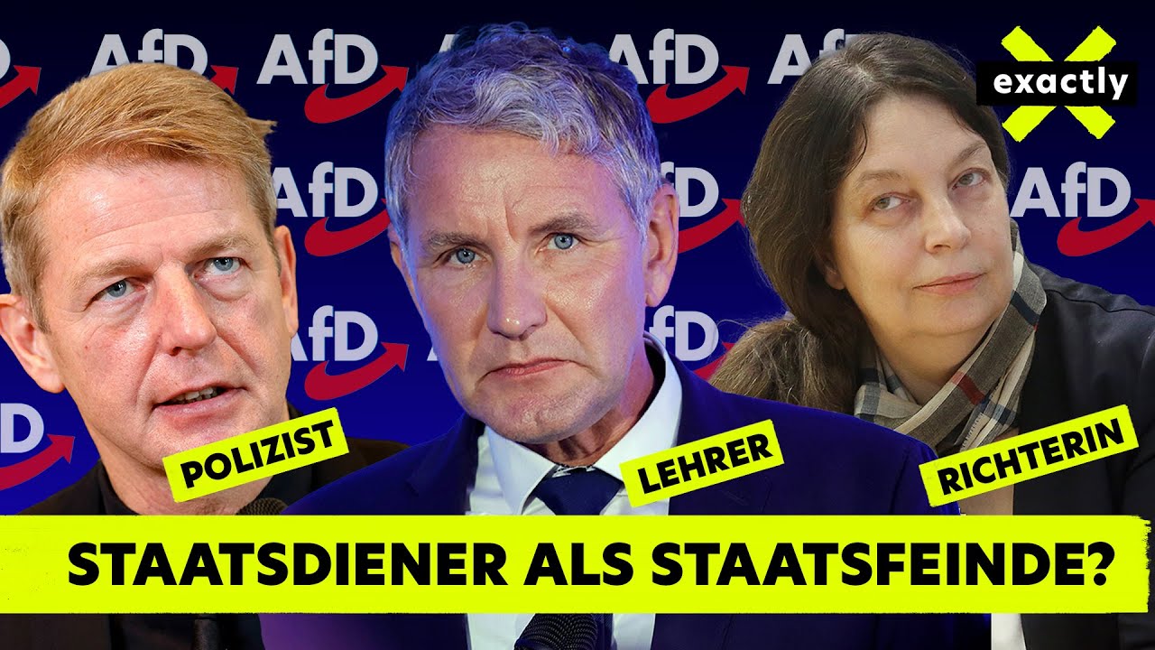 AfD-Staatsdiener: Lehrer, Richter, Polizisten gegen den Staat? | Doku | exactly