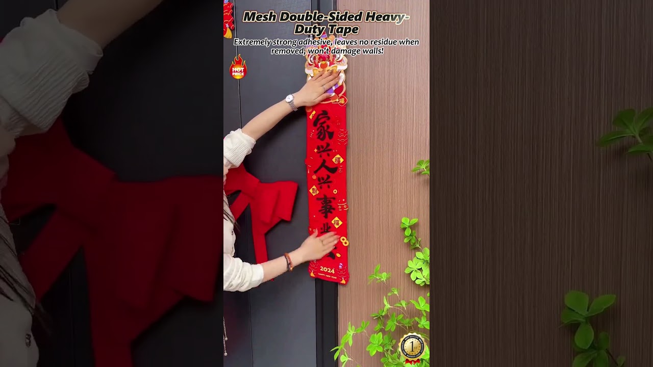 【20 metrov】Obojstranná multifunkčná mriežková páska, silná priľnavosť bez zanechania zvyškov lepidla