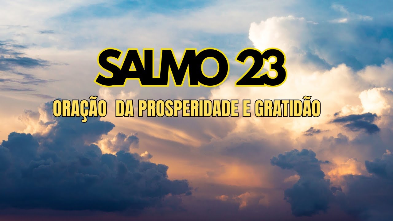 Salmo 23   A Confiança no Bom Pastor