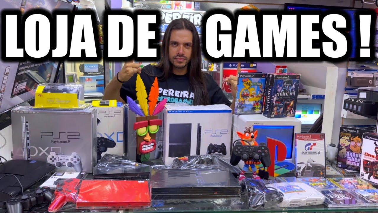 VÍDEO GAMES em 2023 NA SANTA EFIGÊNIA, FILMEI TODA LOJA !