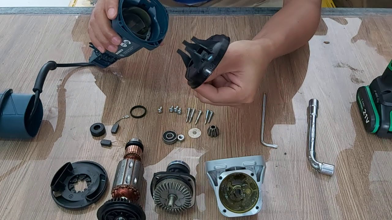 Hướng dẫn sửa máy mài bosch gws060 - cách ráp máy từ a-z