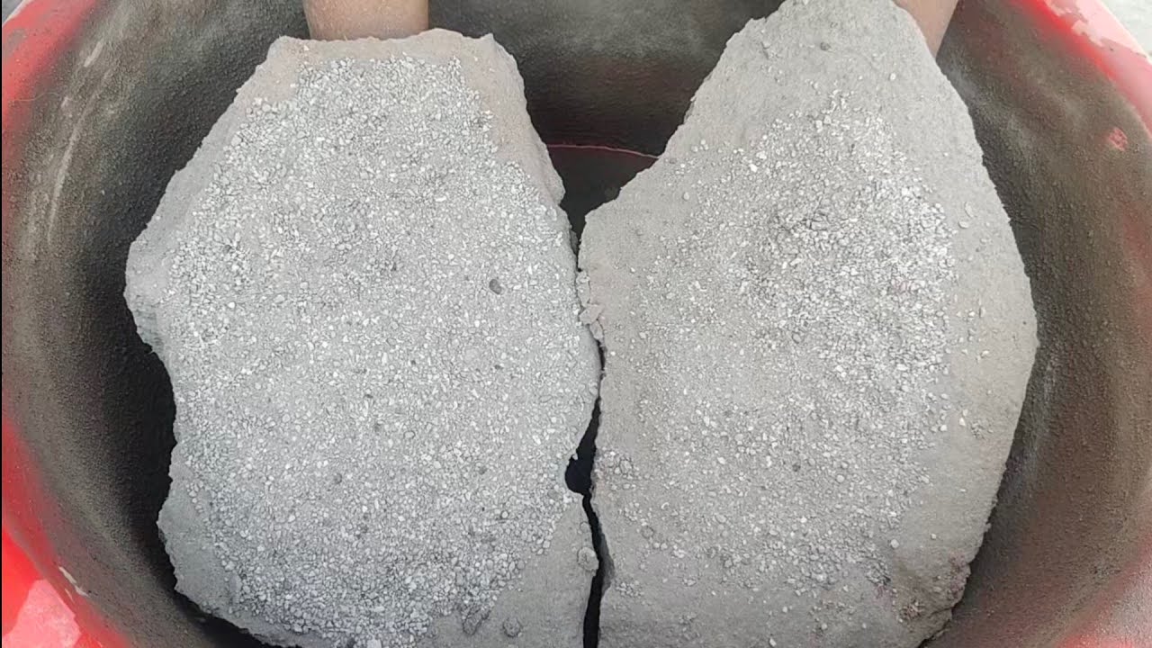||ASMR || Huge slabs || white concrete cement crumbling dry in water || ASASMR || Satisfying asmr ||