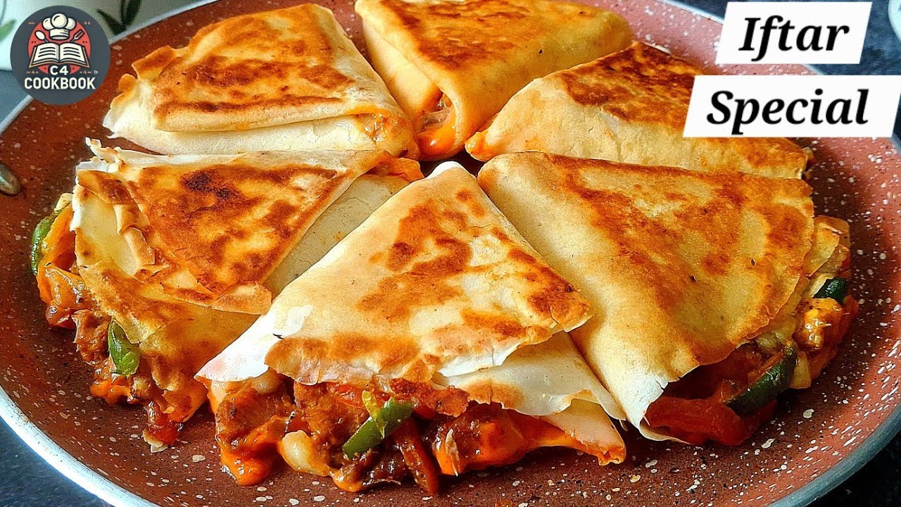 Iftar Special Creamy Chicken Crepe Shawarma Recipe | Ramzan Special Recipe