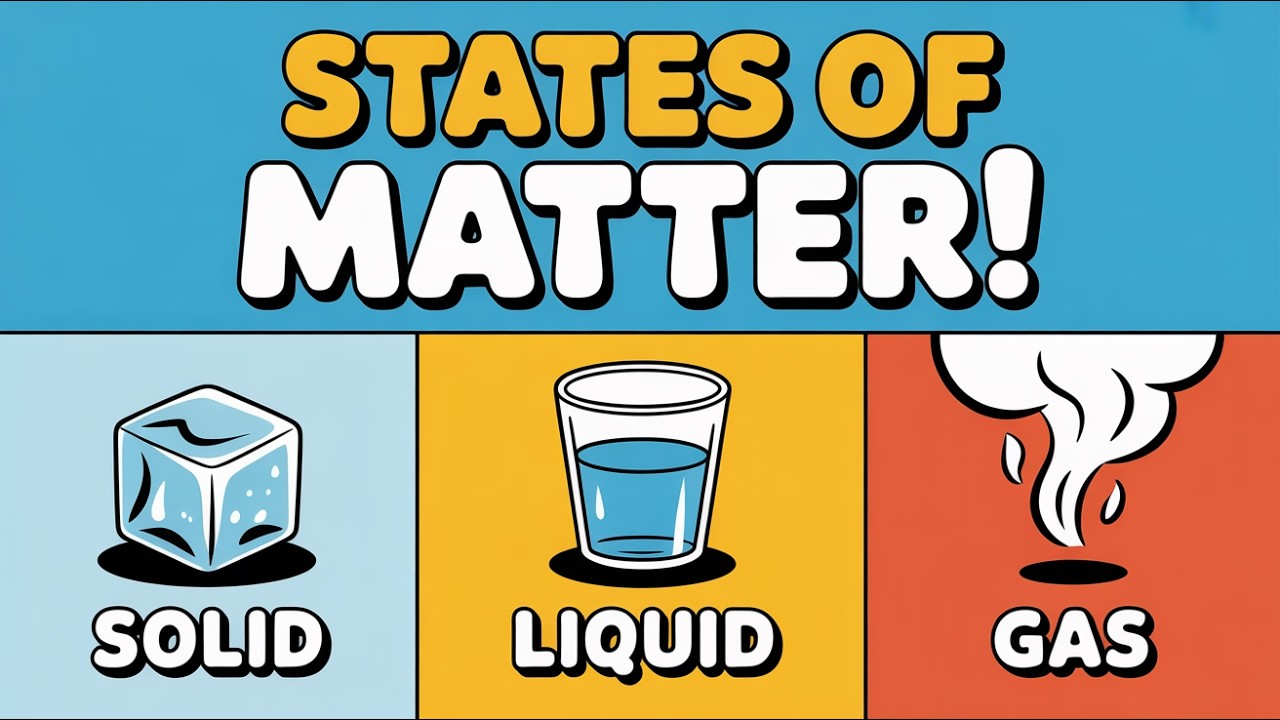 States of Matter Made Simple 🧊💧💨 | Solids, Liquids & Gases for Kids