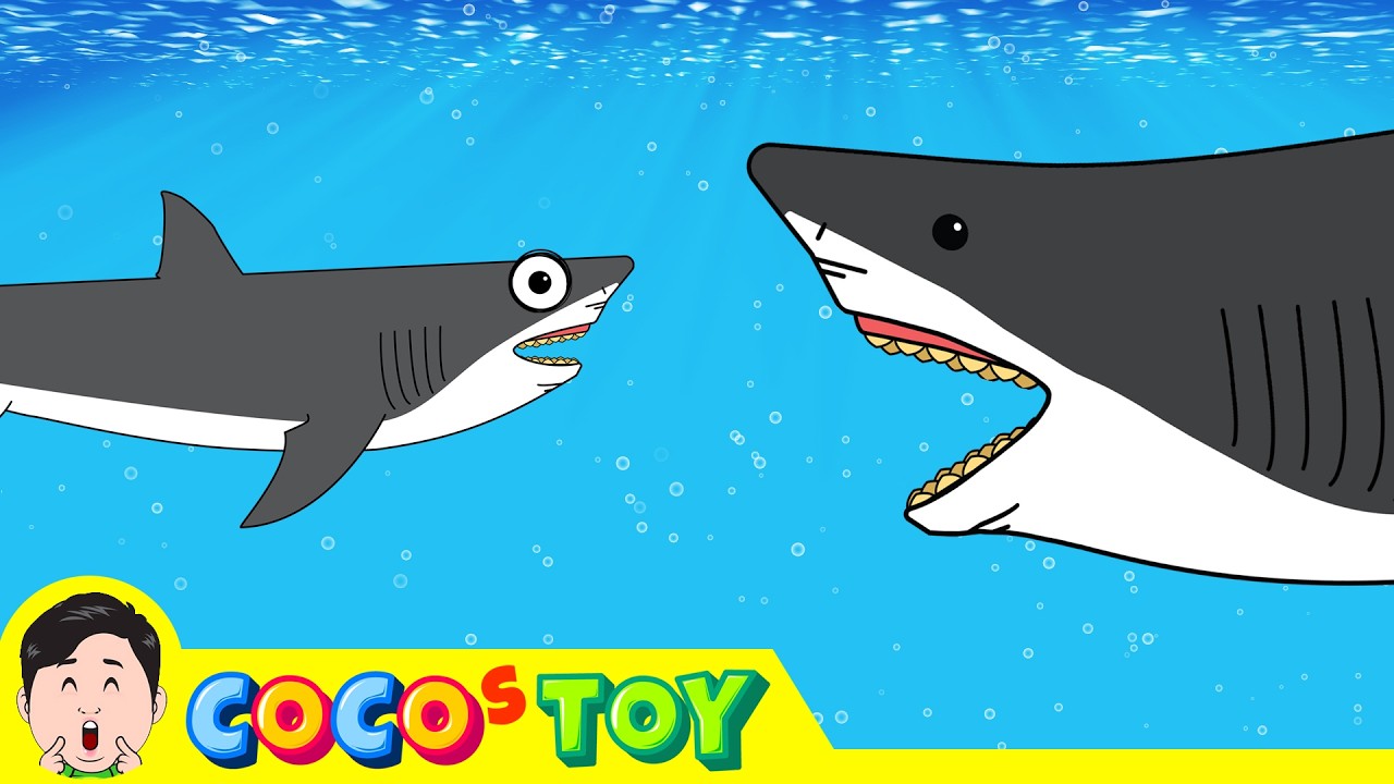 Legendary super megalodon story ㅣsea animals animation for childrenㅣCoCosToy