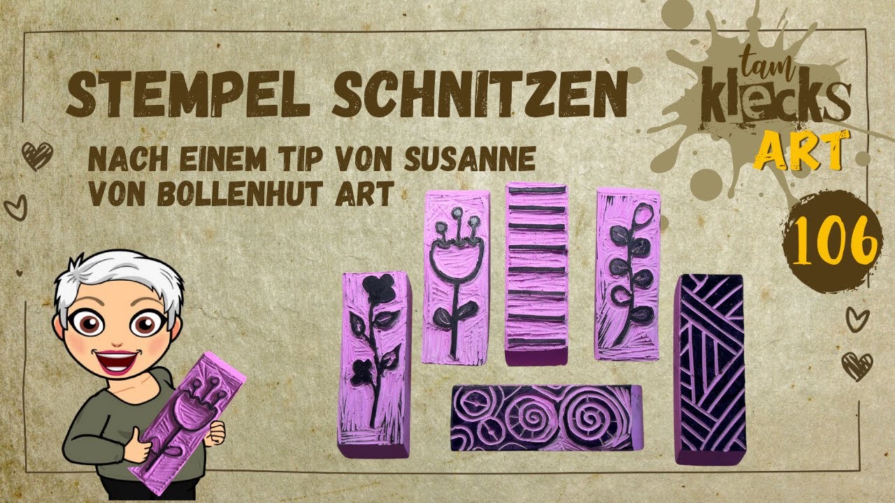 Stempel schnitzen - Teil 1