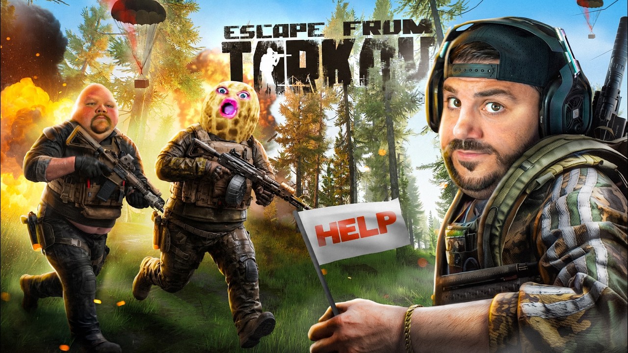 PEANUT IS TRYIN' TO TEACH ME & TIMTHETATMAN TARKOV... 😂