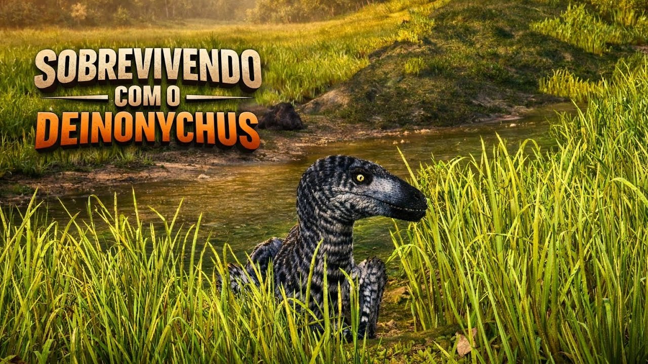 SOBREVIVENDO COM O DEINONYCHUS | The Cursed Isle 🦕