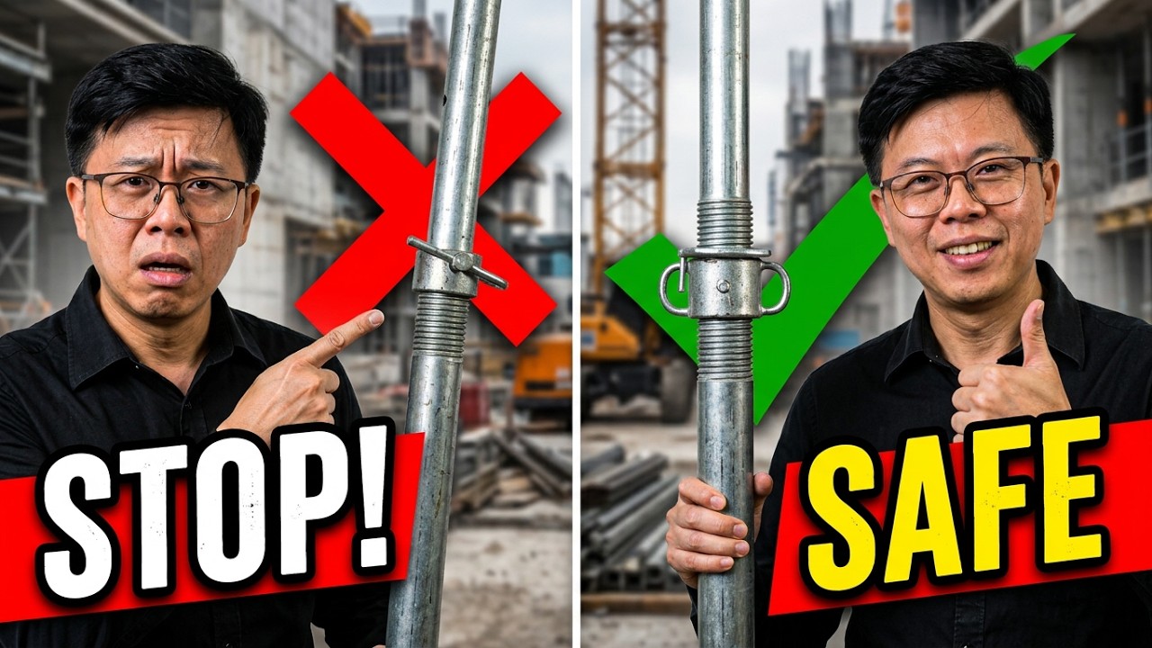 How to install a shoring post |  Prop Assembly instructions