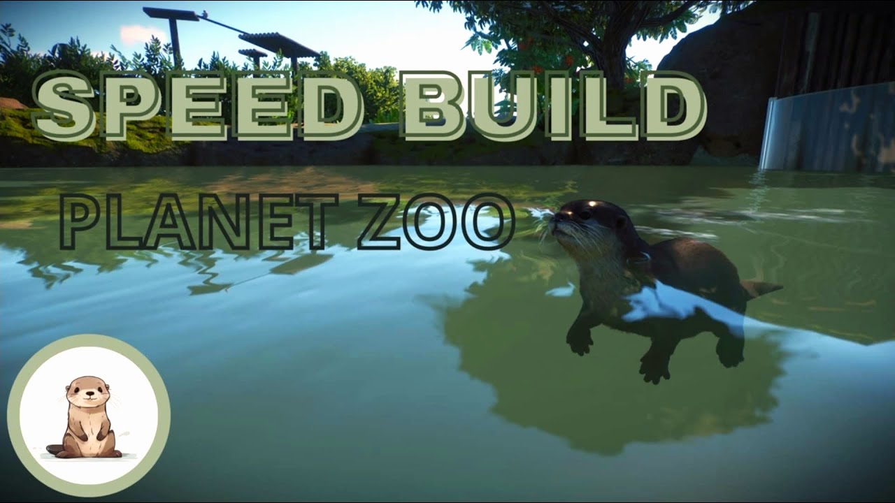 Planet ZOO Speed Build - otter's and gibon's habitat :3