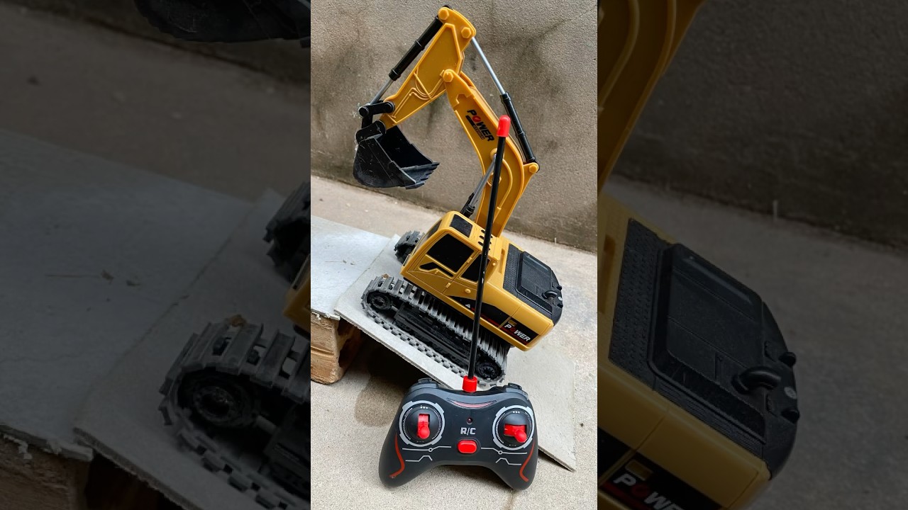 Testing RC excavator speed and power #excavator #rcexcavator #unboxing