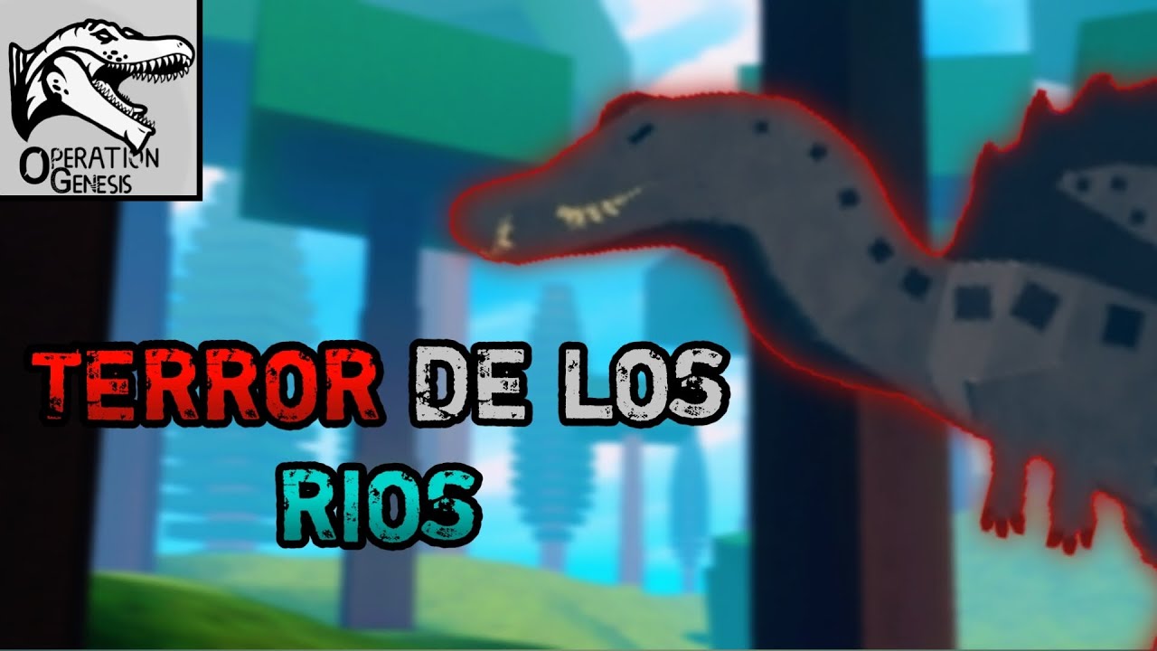 Spinosaurus, el TERROR de LOS RIOS | Operación Genesis Roblox