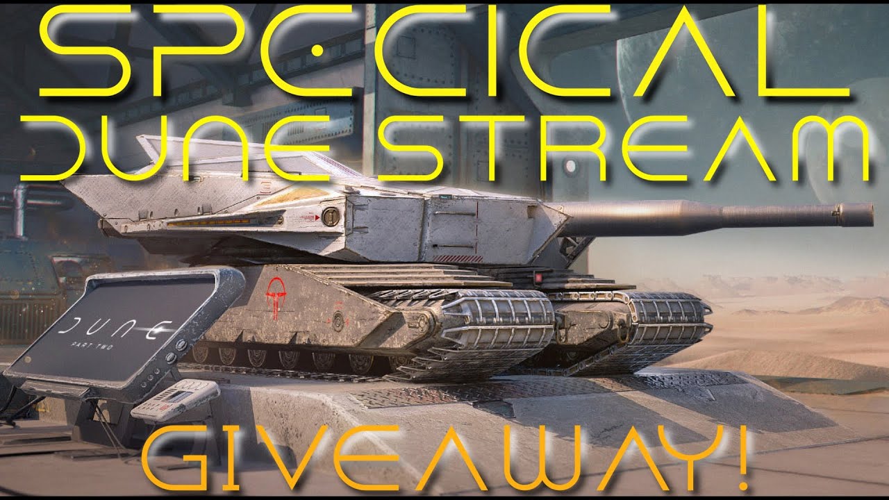 Special Dune Stream | World of Tanks Blitz - also free stuff to give away!