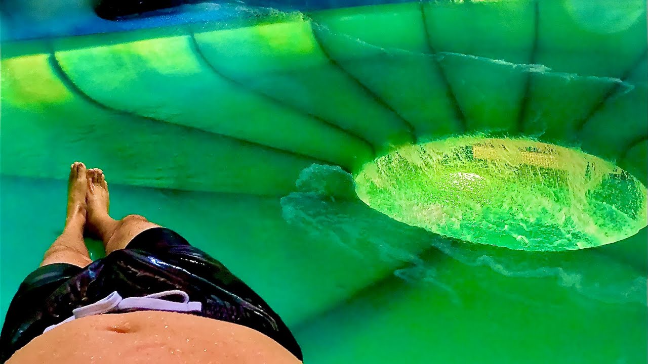 Bowl Water Slide at Kalahari Indoor Waterpark Poconos