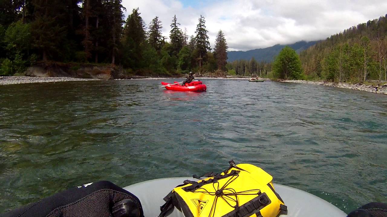 Rafting the Upper Queets River, Olympic National Park 5-23-16