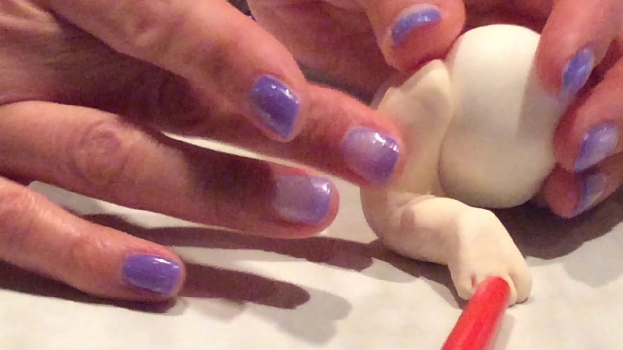 Pasta di zucchero: Bambino Neonato (parte 1)