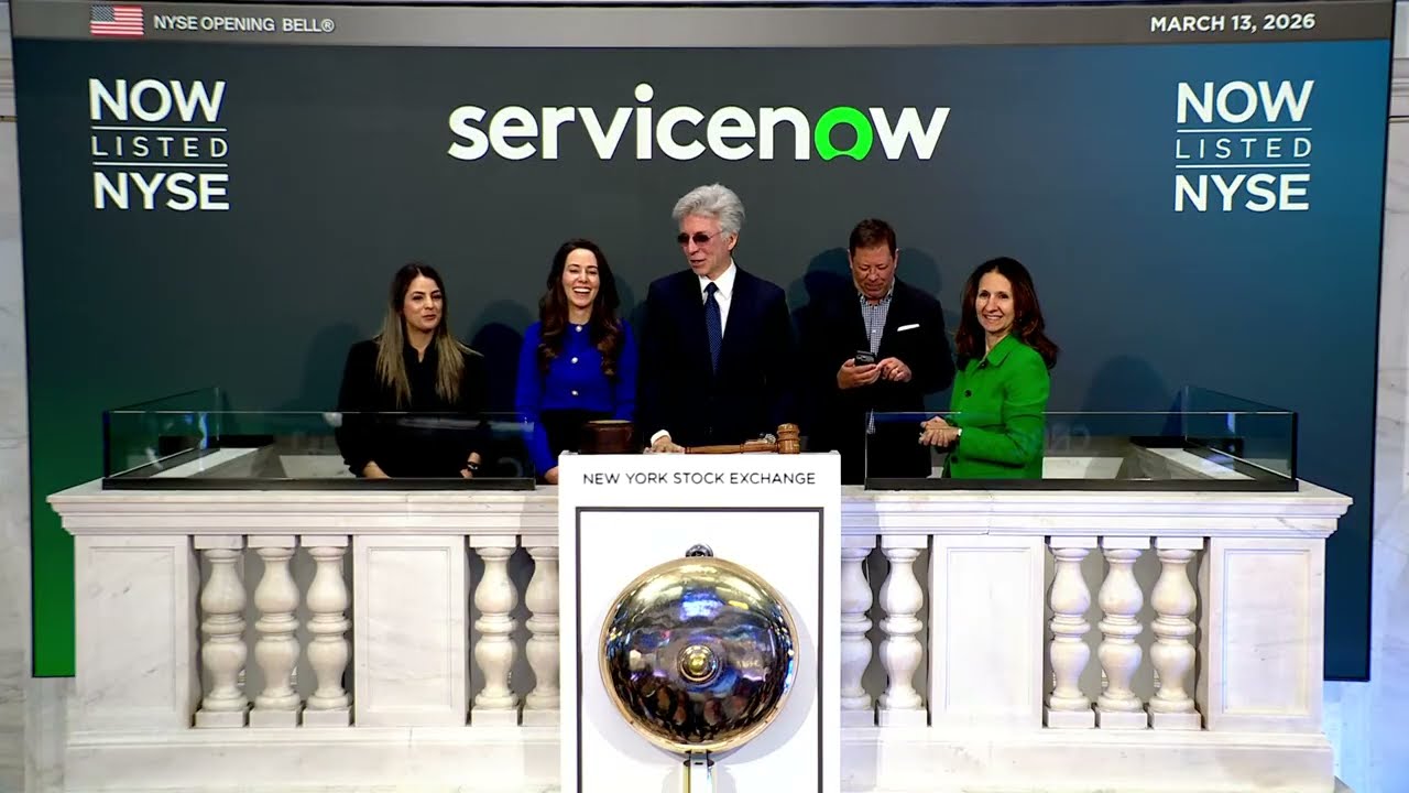 ServiceNow (NYSE: NOW) Rings The Opening Bell®