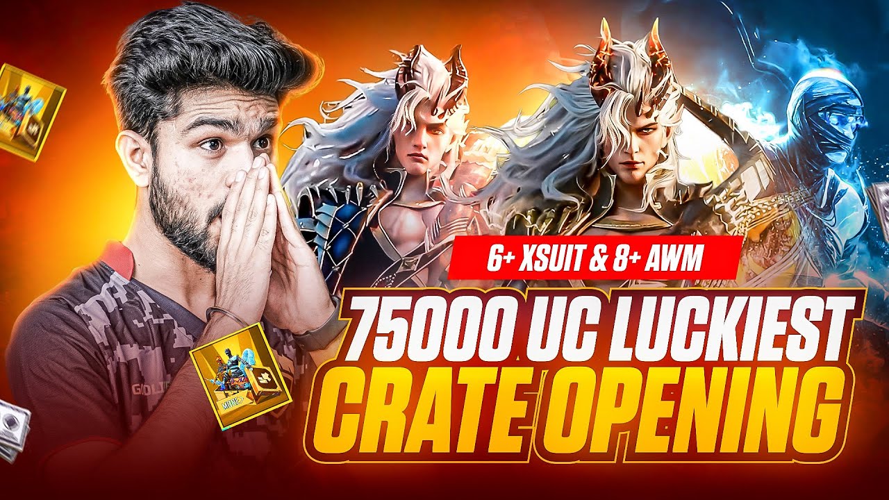 75,000 UC WORLD'S LUCKIEST CRATE OPENING | DRAVION X-SUIT & MUMMY SET | GodL LoLzZz