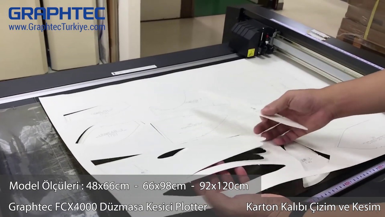 Graphtec FCX4000 Kesici Plotter ile Karton Kalıbı Kesimi
